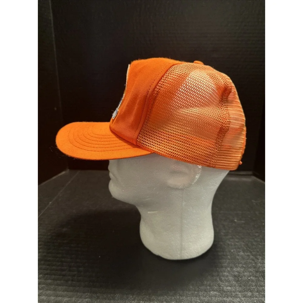 Tide Racing Team Hat Cap Men's Orange Snapback Mesh‎ Trucker Vintage Nascar USA
